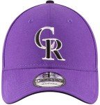 New Era Unisex-Adult MLB The League 9FORTY Alternate Primary Logo Adjustable Hat Cap One Size Fits All - Colorado Rockies Purple