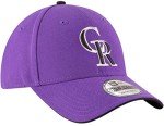 New Era Unisex-Adult MLB The League 9FORTY Alternate Primary Logo Adjustable Hat Cap One Size Fits All - Colorado Rockies Purple