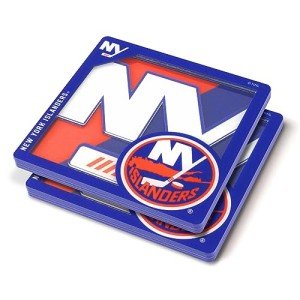 YouTheFan NHL New York Islanders 3D Logo Series Coasters