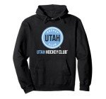 Utah Hockey Club Power Play Black Officially Licensed Pullover Hoodie