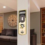 NHL Pittsburgh Penguins - PPG Paints Arena 3D Banner, Team Colors, 6" x 19"