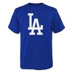 Mookie Betts Los Angeles Dodgers MLB Kids Youth 8-20 Blue Official Player Name & Number Jersey T-Shirt (US, Numeric, 10, 12, Regular, Blue)