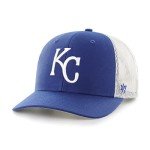 '47 MLB Trucker Snapback Adjustable Hat, Adult One Size Fits All - Kansas City Royals, Blue