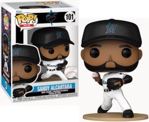 Funko Pop Marlins - Sandy Alcantara - MLB - Baseball Collectable Vinyl Figure - Gift Idea - Official Merchandise - Toys for Kids & Adults - Sports Fans