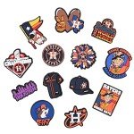 Houston Shoe Charms Accessories Astros Shoes Decorations Charms For Boys Girls Women Wen Party Birthday Gifts