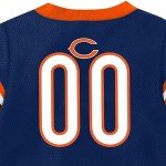 NFL Chicago Bears Team Jersey Bodysuit, Blue/Orange Chicago Bears, 0-3 Months