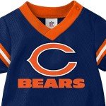 NFL Chicago Bears Team Jersey Bodysuit, Blue/Orange Chicago Bears, 0-3 Months