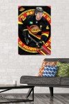 Trends International NHL Vancouver Canucks - Quinn Hughes 24 Wall Poster, 34L x 22.4W, Unframed Version
