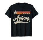 Vintage Astros Retro Style 70s 80s First Name T-Shirt