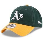 New Era MLB Core Classic 9TWENTY Adjustable Hat Cap One Size Fits All (Oakland Athletics Green Yellow)