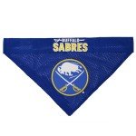 NHL Buffalo Sabres Bandana for Dogs & Cats, Small/Medium. - Cute & Stylish Bandana! The Perfect Hockey Fan Scarf Bandana, Great for Birthdays Or Any Party!