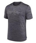 Nike Men's MLB Authentic Collection Velocity Practice T-Shirt (US, Alpha, Large, Regular, Regular, Anthracite, Colorado Rockies)