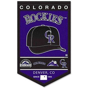WinCraft Colorado Rockies Heritage History Banner Pennant