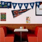 Detroit Tigers Blue & White Pennant Banner - (12 ft) 1 Count - Perfect For Game Day Parties & Events