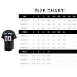 dkskns Personalized Baseball Jersey with Your Name and Number Custom Button Down Jersey for Man Woman Youth, Small-6X-Large