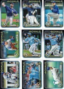 Kansas City Royals 2024 Topps Complete Mint 25 Card Hand Collated Team Set with Salvador Perez Bobby Witt Jr and Zack Greinke Plus 10 Rookie Cards Alec Marsh, Steven Cruz, Logan Porter and More