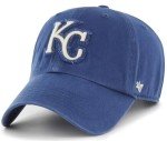 47 MLB Perfect Game Clean Up Adjustable Hat Cap, Adult One Size - Kansas City Royals Blue