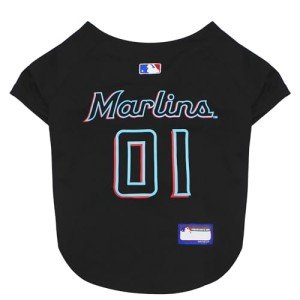 Official MLB Miami Marlins Pet Jersey for Dogs & Cats, Size X-Large - Stylish Baseball Jersey for Your Furry Fan- Show Off Team Spirit with The Perfect Fan Apparel Gear for Pet, Dog & Cat