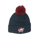 ZHATS Standard Columbus Blue Jackets NHL Officially Licensed Beanie Pom Icon Team Color, One Size