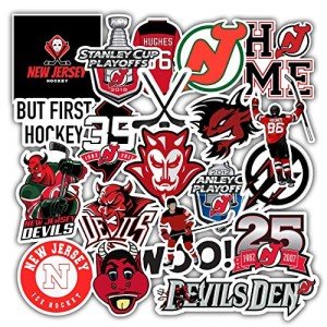 21 PCS Set of New Jerseys Vinyl Devils Stickers Pack New Jerseys Decal Devils 2-2.5 inches