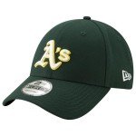 New Era MLB The League 9FORTY Team Color Primary Logo Adjustable Hat Cap One Size Fits All - Oakland Athletics Green