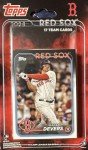 Boston Red Sox 2024 Topps Factory Sealed 17 Card Team Set with Rafael Devers and 4 Rookie Cards including David Hamilton Plus