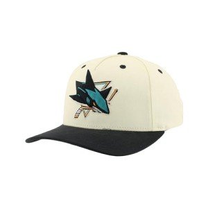 ZHATS Standard NHL Officially Licensed Adjustable Snapback Hat Marquee Ivory, One Size