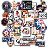 Stickers Pack Houston Vinyl Astros Aesthetic Stickers Pack of 49 pcs