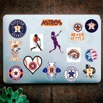 Stickers Pack Houston Vinyl Astros Aesthetic Stickers Pack of 49 pcs