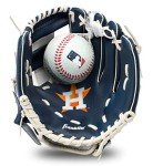 Franklin Sports unisex teen Teeball Set MLB ASTROS GLOVE AND BALL, Team Specific, One Size US