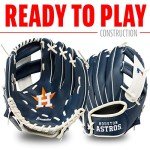 Franklin Sports unisex teen Teeball Set MLB ASTROS GLOVE AND BALL, Team Specific, One Size US