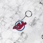 Desert Cactus New Jersey Devils Keychain NHL National Hockey League Car Keys Holder (PVC)