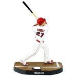 CLARKtoys Los Angeles Angels Mike Trout White Jersey 6" Figurine, Los Angeles Dodgers Action Figure