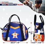 Pro Specialties Group Houston Astros Sling Purse, Licensed Gift Merch for Astros Fans TM1851 (Street Series Adult Bags) Crossbody Bag: Water resistant Sling Bag Houston Merchandise for Women