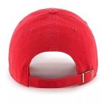 47 MLB Team Color Legend MVP Adjustable Hat, Adult One Size Fits All (Los Angeles Angels Red)
