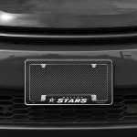 Rico Industries NHL Dallas Stars Black 12" x 6" Chrome All Over Automotive License Plate Frame for Car/Truck/SUV