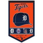 WinCraft Detroit Tigers Heritage History Banner Pennant