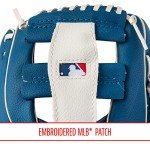 Franklin Sports MLB Youth Teeball Glove + Foam Ball Set - Kids Kansas City Royals Baseball + Teeball Mitt and Ball - Perfect First Kids Glove - 9.5"