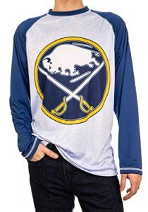 NHL Mens Performance Long-Sleeve Rash Guard (Buffalo Sabres, XX-Large)