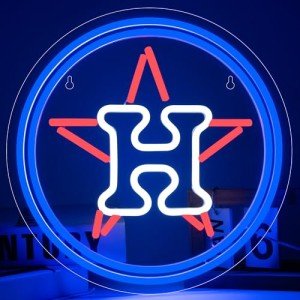 Baseball Neon Signs for Wall Decor,Baseball Neon Light Sign,Sports Neon Lights,Sports Decor for Club,Bedroom,Man Cave,Gifts for Men,Teens,Basebal Fans,Size 13.4 * 13.4 inches(XD139)
