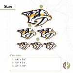 Desert Cactus Nashville Predators Team NHL National Hockey League Sticker Vinyl Decal Laptop Water Bottle Car Scrapbook (Type 3 - Main Logo)