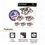 Desert Cactus Nashville Predators Team NHL National Hockey League Sticker Vinyl Decal Laptop Water Bottle Car Scrapbook (Type 3 - Main Logo)