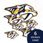 Desert Cactus Nashville Predators Team NHL National Hockey League Sticker Vinyl Decal Laptop Water Bottle Car Scrapbook (Type 3 - Main Logo)