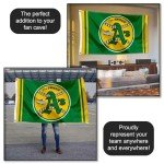 Oakland Athletics Retro Vintage Logo Flag and Banner