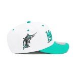Mitchell & Ness Florida Marlins Cooperstown MLB Evergreen Pro Snapback Hat Cap - White