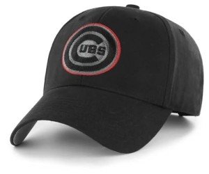 Officially Licensed Chicago Baseball Black MVP Hat Adjustable Classic Team Cubs Logo Embroidered Cap