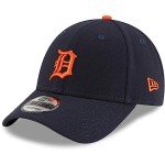 New Era Unisex-Adult MLB The League 9FORTY Alternate Primary Logo Adjustable Hat Cap One Size Fits All - Detroit Tigers Navy