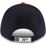 New Era Unisex-Adult MLB The League 9FORTY Alternate Primary Logo Adjustable Hat Cap One Size Fits All - Detroit Tigers Navy