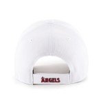 '47 MLB White MVP Adjustable Hat, Adult One Size Fits All (US, Alpha, One Size, Los Angeles Angels)