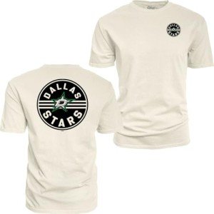 Blue 84 Standard NHL Officially Licensed T-Shirt Ringspun Front/Back Ivory Puck
